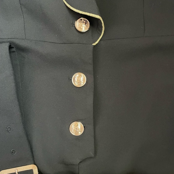 Marigold Shadow SAKAE BOW HIGH WAIST ROMPER $125 S - Picture 4 of 7